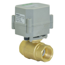 2 Way 1/2 Inch Automatic Drain Brass Valve Electric Control Timer Drain Ball Valve